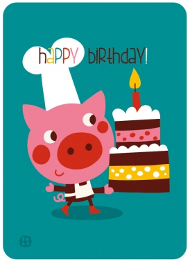 Birthday pig